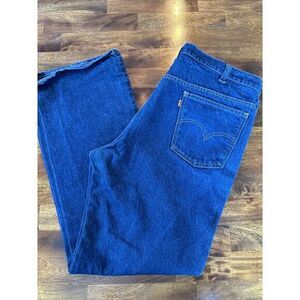 Vintage 80's LEVI'S Orange‎ Tab Blue Jeans Men's Size 38x31 SF 207